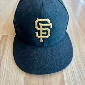 New Era Black and Gold 59FIFTY Cap
